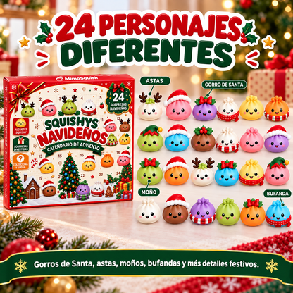 Calendario de Adviento de Squishys Navideños