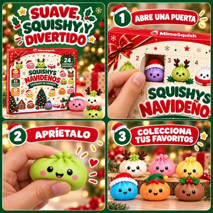Calendario de Adviento de Squishys Navideños