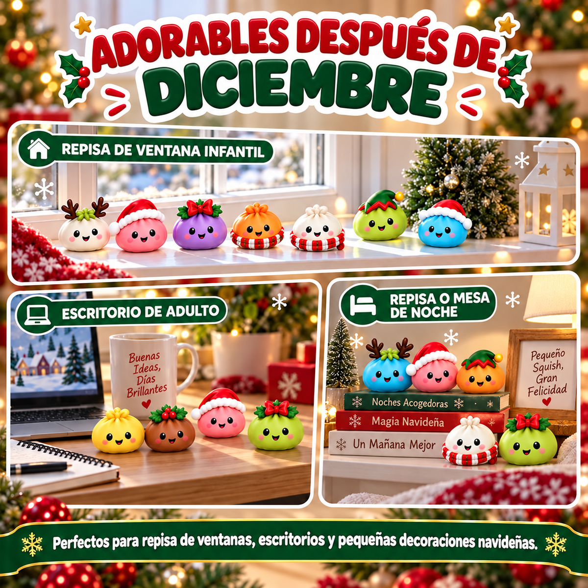 Calendario de Adviento de Squishys Navideños