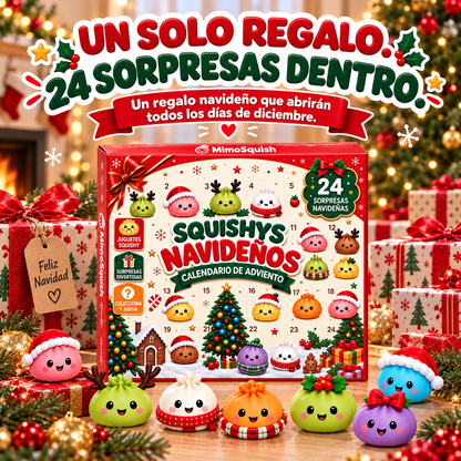 Calendario de Adviento de Squishys Navideños
